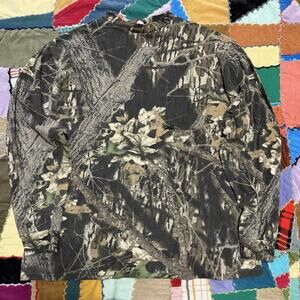 Vintage 90s Mossy Oak Camouflage Long Sleeve Shirt Large
